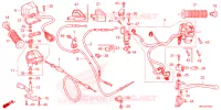 LEVIER DE GUIDON   CABLE   COMMODO pour Honda FOURTRAX 520 FOREMAN 4X4 BASE de 2023