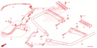 PEDALE   REPOSE PIED pour Honda FOURTRAX 520 FOREMAN 4X4 BASE de 2023