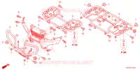 SUPPORT pour Honda FOURTRAX 520 FOREMAN 4X4 BASE de 2023