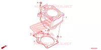 CYLINDRE pour Honda FOURTRAX 520 RUBICON IRS EPS de 2022