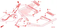 PEDALE   REPOSE PIED pour Honda FOURTRAX 520 RUBICON IRS EPS de 2022