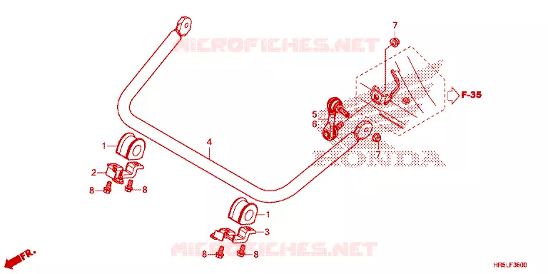 BARRE ANTI ROULIS Honda ATV 520 FOURTRAX 2022  TRX520FM6N