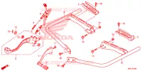 PEDALE   REPOSE PIED pour Honda FOURTRAX 420 RANCHER 4X4 AT IRS EPS ESP de 2023