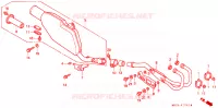 SILENCIEUX D'ECHAPPEMENT pour Honda XR 600 R de 1991