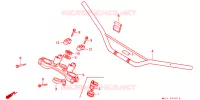 GUIDON   TE DE FOURCHE pour Honda XR 600 R de 1992