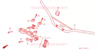 GUIDON   TE DE FOURCHE pour Honda XR 600 R de 1992