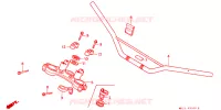 GUIDON   TE DE FOURCHE pour Honda XR 600 R de 1992