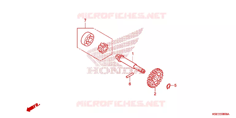 POMPE A HUILE Honda MOTO 150 CRF 2014  CRF150RBE