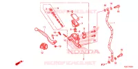 MAITRE CYLINDRE DE FREIN AVANT pour Honda CRF 150 R de 2013