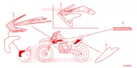 AUTOCOLLANTS pour Honda CRF 150 R BLACK de 2009