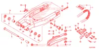 BRAS OSCILLANT pour Honda CRF 150 R BLACK de 2009