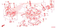 CULASSE pour Honda CRF 150 R BLACK de 2009