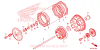 EMBRAYAGE pour Honda CRF 150 R BLACK de 2009