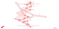GUIDON   TE DE FOURCHE pour Honda CRF 150 R BLACK de 2009