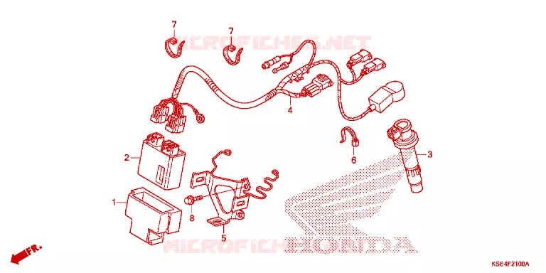 FAISCEAU DES FILS Honda MOTO 150 CRF 2009  CRF150R9