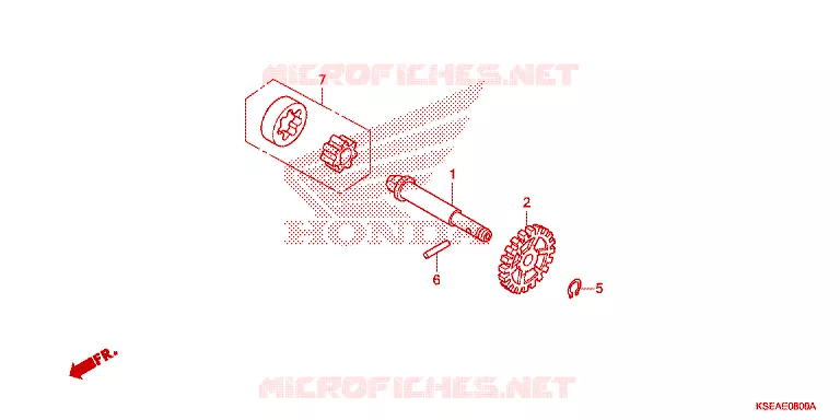 POMPE A HUILE Honda MOTO 150 CRF 2014  CRF150RBE