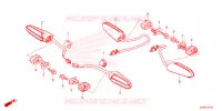 CLIGNOTANT pour Honda CB 125 R ABS de 2023