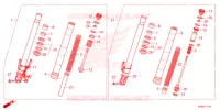 FOURCHE pour Honda CB 125 R ABS de 2023