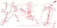 MAITRE CYLINDRE DE FREIN ARRIERE pour Honda CB 125 R ABS de 2023