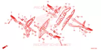REPOSE PIED pour Honda CB 125 R ABS de 2023