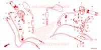 LEVIER DE GUIDON   CABLE   COMMODO pour Honda CB 125 R ABS de 2023