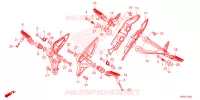 REPOSE PIED pour Honda CB 125 R ABS de 2023