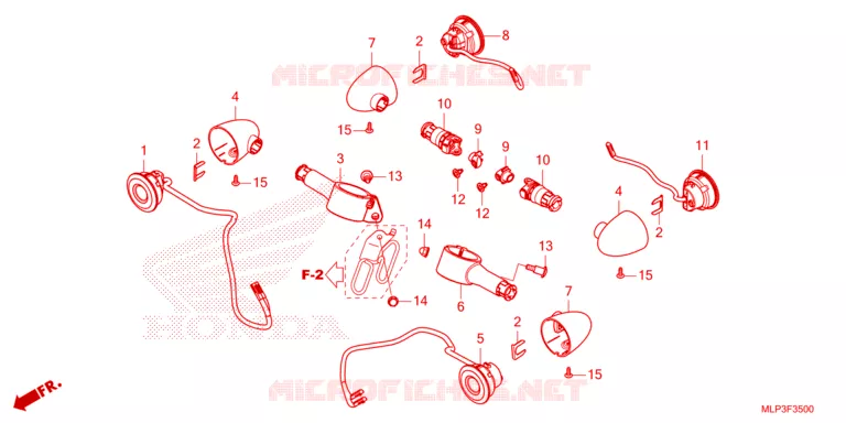 CLIGNOTANT Honda MOTO 500 CL 2023  CL500AP