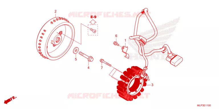 ALTERNATEUR Honda MOTO 500 CL 2024  CL500AP