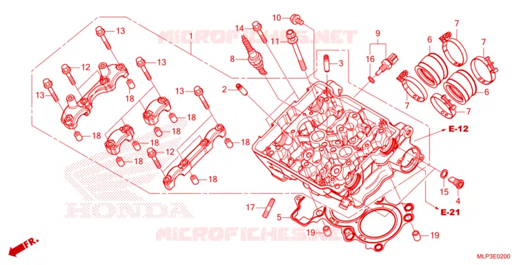 CULASSE Honda MOTO 500 CL 2023  CL500AP