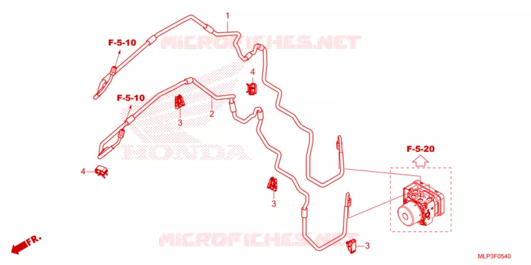 DURITE DE FREIN ARRIERE Honda MOTO 500 CL 2023  CL500AP