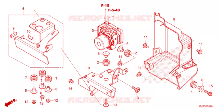 MODULATEUR ABS/SUPPORT Honda MOTO 500 CL 2024  CL500AP