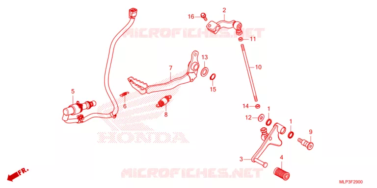 PEDALE Honda MOTO 500 CL 2023  CL500AP