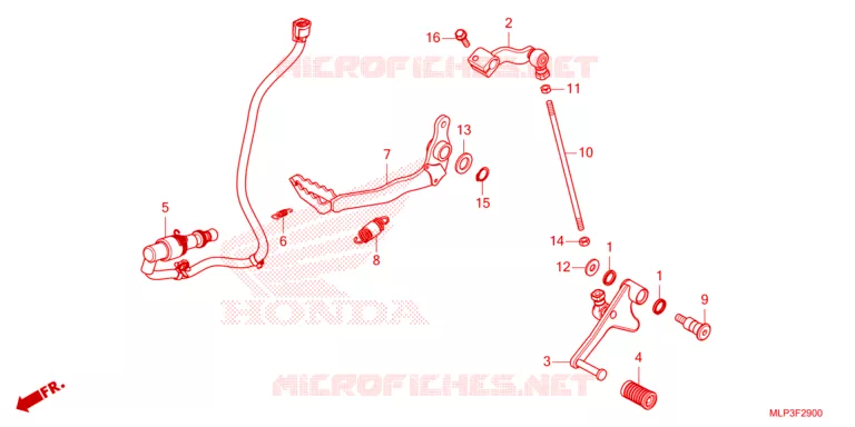 PEDALE Honda MOTO 500 CL 2023  CL500AP
