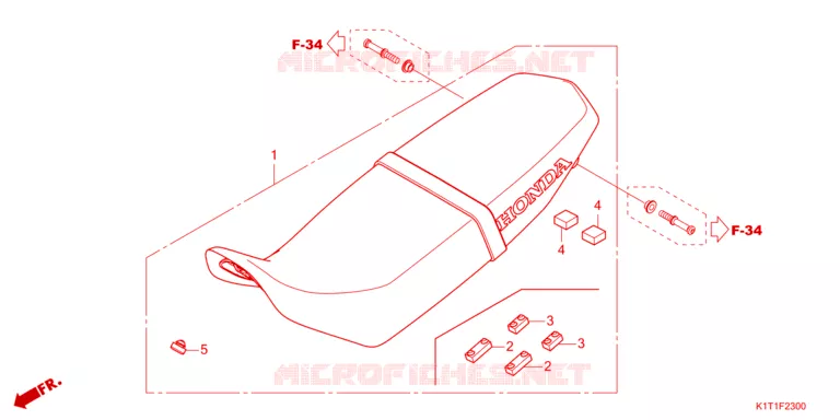 SELLE Honda MOTO 250 CRF 2024  CRF250LAP