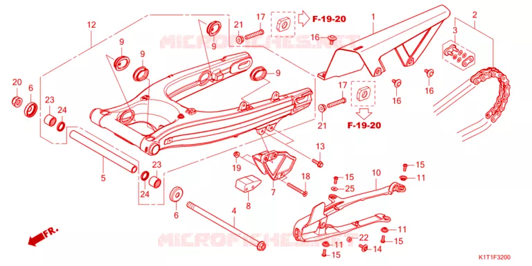 BRAS OSCILLANT Honda MOTO 250 CRF 2023  CRF250LRAP