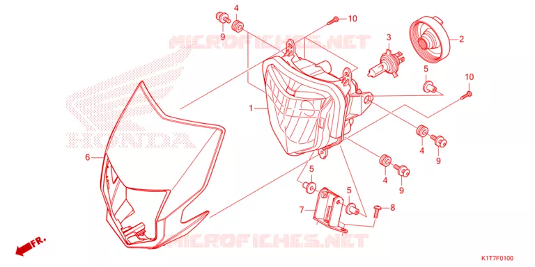 PHARE Honda MOTO 300 CRF 2023  CRF300LAP
