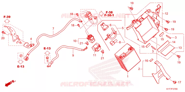 BATTERIE Honda MOTO 300 CRF 2023  CRF300LRAP