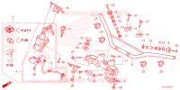 GUIDON   TE DE FOURCHE pour Honda CRF 300 RALLY ABS de 2023