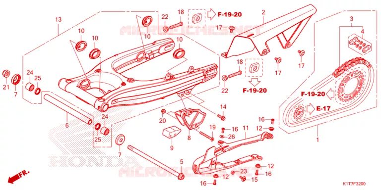 BRAS OSCILLANT Honda MOTO 300 CRF 2023  CRF300LRAP