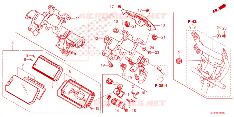 COMPTEUR Honda MOTO 300 CRF 2023  CRF300LRAP