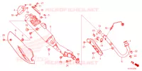 SILENCIEUX D'ECHAPPEMENT pour Honda CRF 300 RALLY de 2024