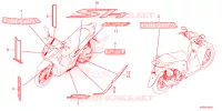 AUTOCOLLANTS pour Honda SH 150 2ED de 2023