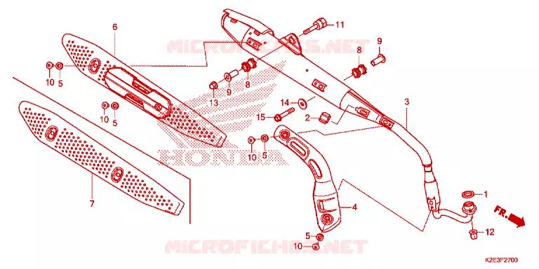 SILENCIEUX D'ECHAPPEMENT Honda MOTO 125 CT 2021  CT125AM