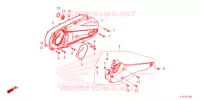 COUVERCLE GAUCHE pour Honda PCX 125 CBS de 2023