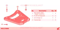 PLATINE TOP CASE 50L pour Honda XL 750 TRANSALP de 2023