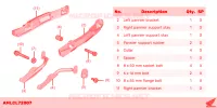 SUPPORTS VALISES pour Honda XL 750 TRANSALP de 2024