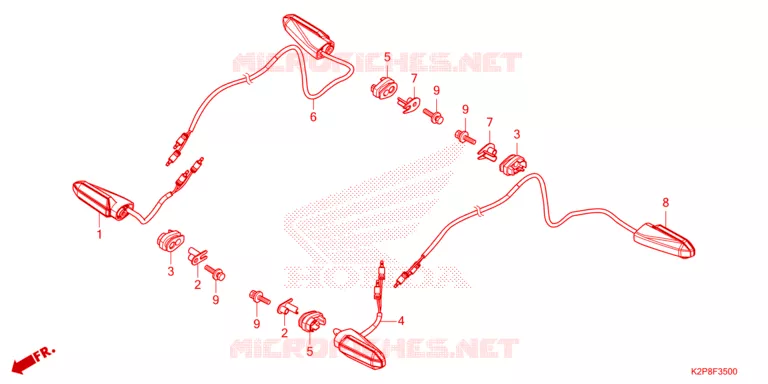 CLIGNOTANT Honda MOTO 150 RS 2022  FS150FAP_MA