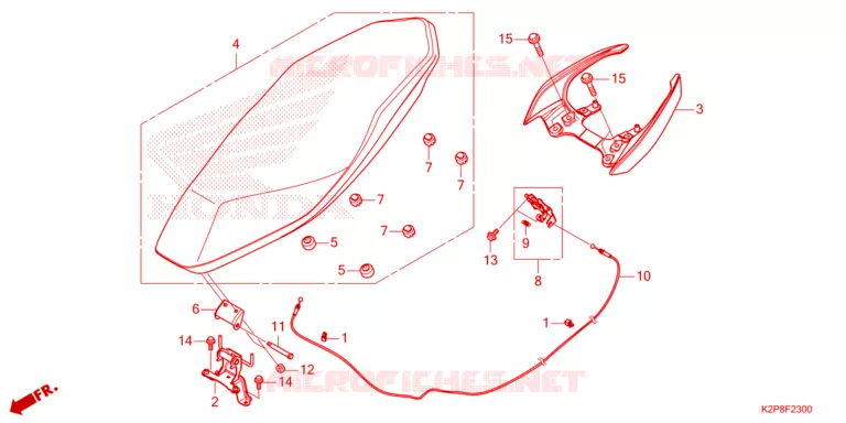 SELLE Honda MOTO 150 RS 2023  FS150FAP_MA