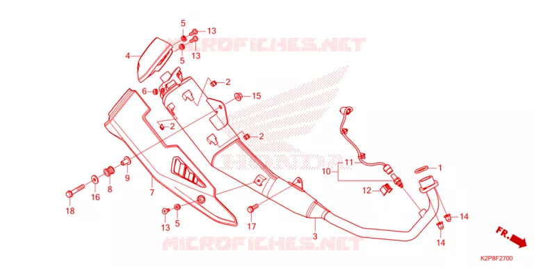 SILENCIEUX D'ECHAPPEMENT Honda MOTO 150 RS 2024  FS150FAP_MA