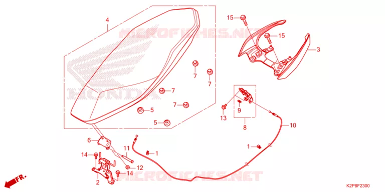 SELLE Honda MOTO 150 RS 2023  FS150FAP_MA